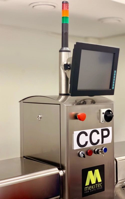 MEKI X-ray inspection system installed in production line